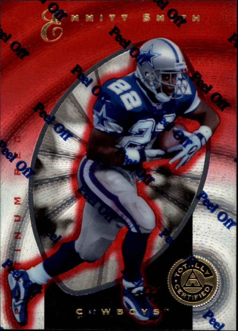 1997 Pinnacle Totally Certified Platinum Red #1 Emmitt Smith