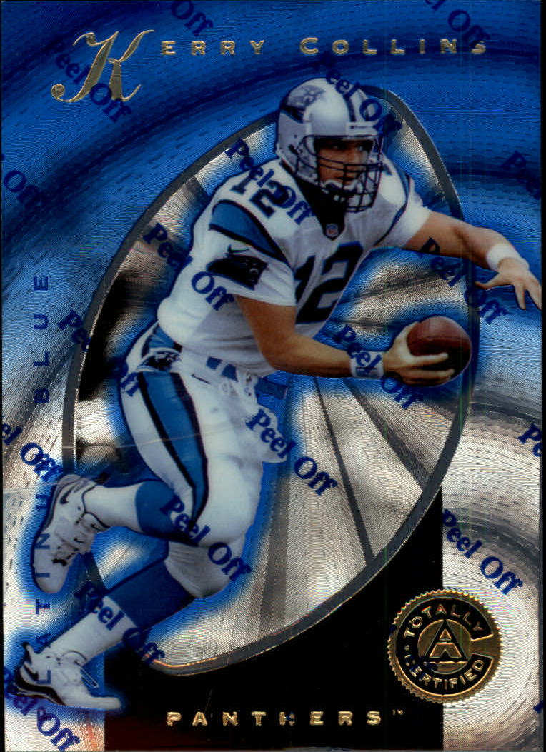 1997 Pinnacle Totally Certified Platinum Blue #5 Kerry Collins