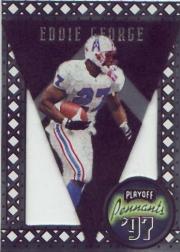 1997 Playoff Contenders Pennants Black Felt #10 Eddie George