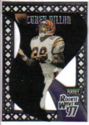 1997 Playoff Contenders Rookie Wave Pennants Black Felt #20 Corey Dillon
