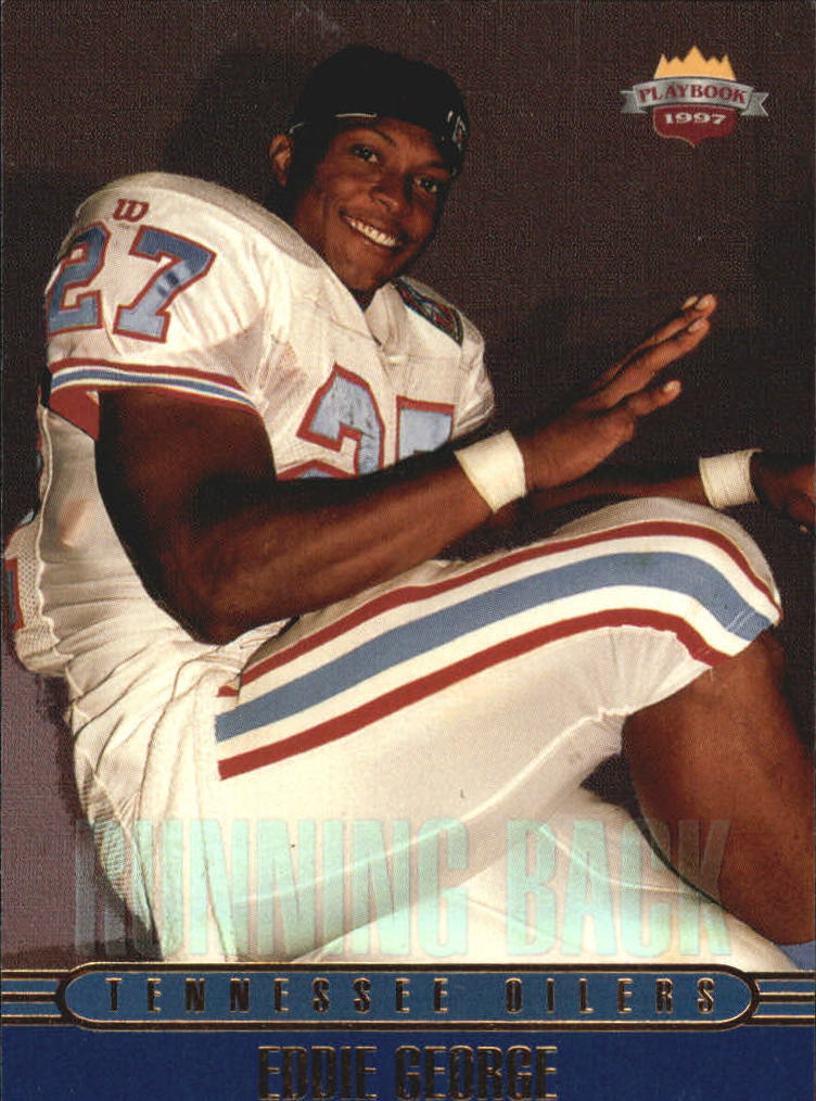 1997 Score Board Playbook #58 Eddie George
