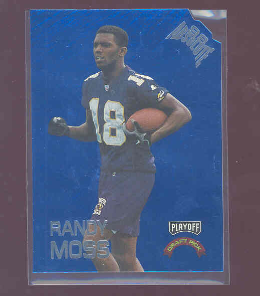 1998 Absolute Draft Picks Blue Die Cuts #9 Randy Moss