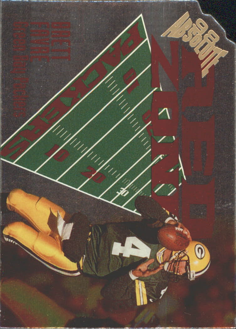 1998 Absolute Red Zone Die Cut #4 Brett Favre