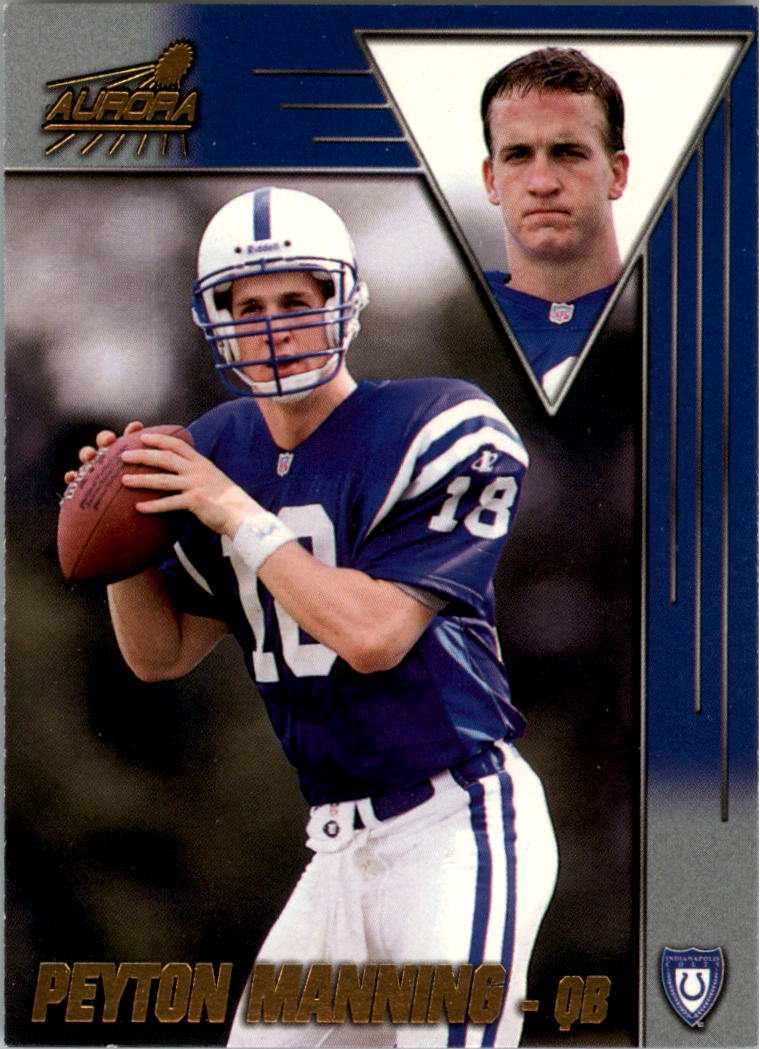 1998 Aurora #71 Peyton Manning RC