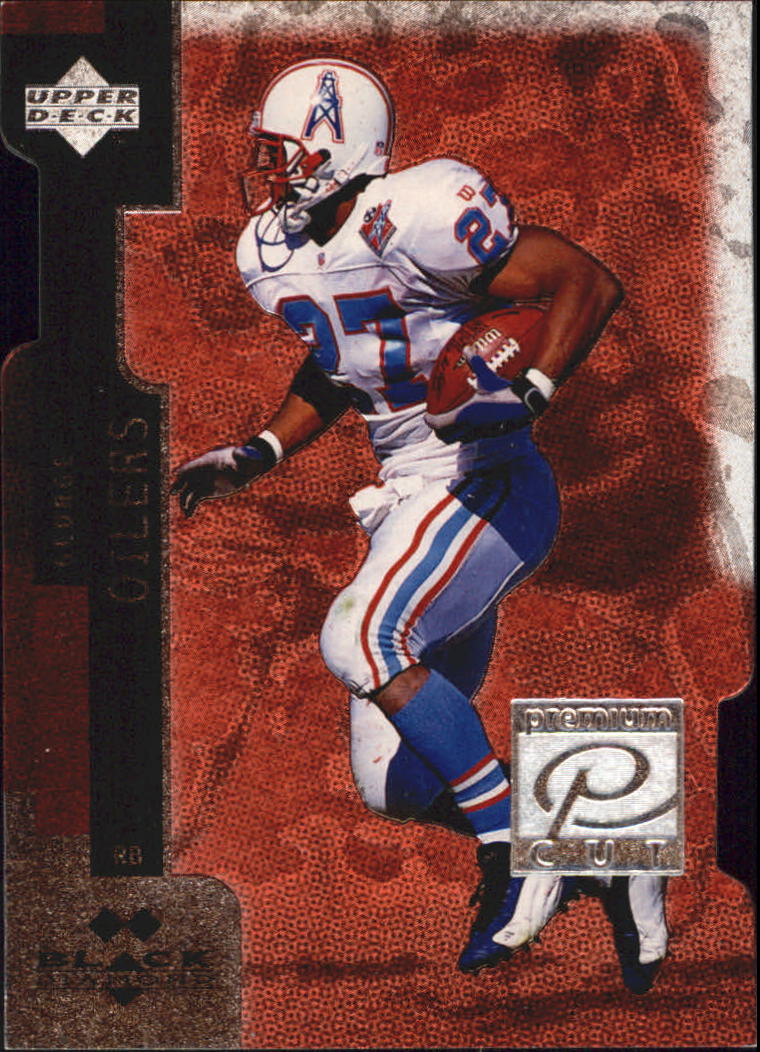 1998 Black Diamond Premium Cut Double #PC10 Eddie George