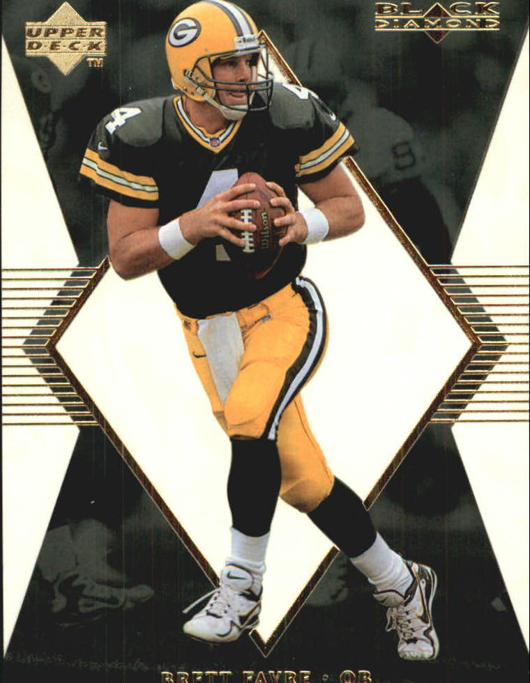 1998 Black Diamond Rookies White Onyx #ON4 Brett Favre