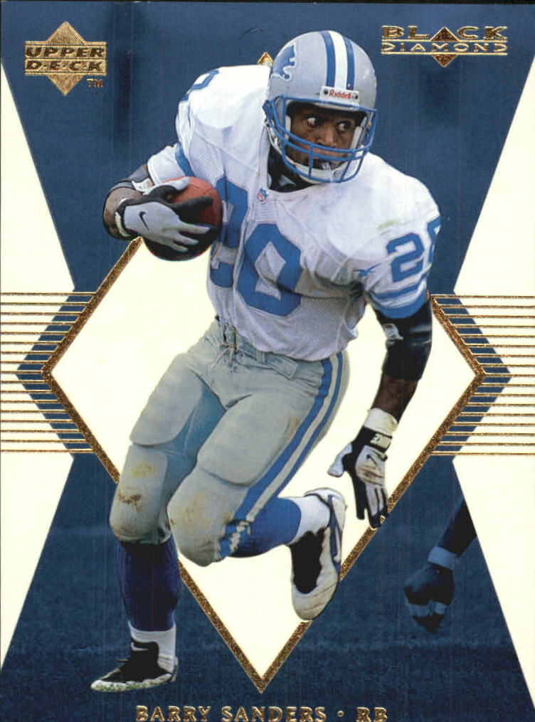1998 Black Diamond Rookies White Onyx #ON20 Barry Sanders