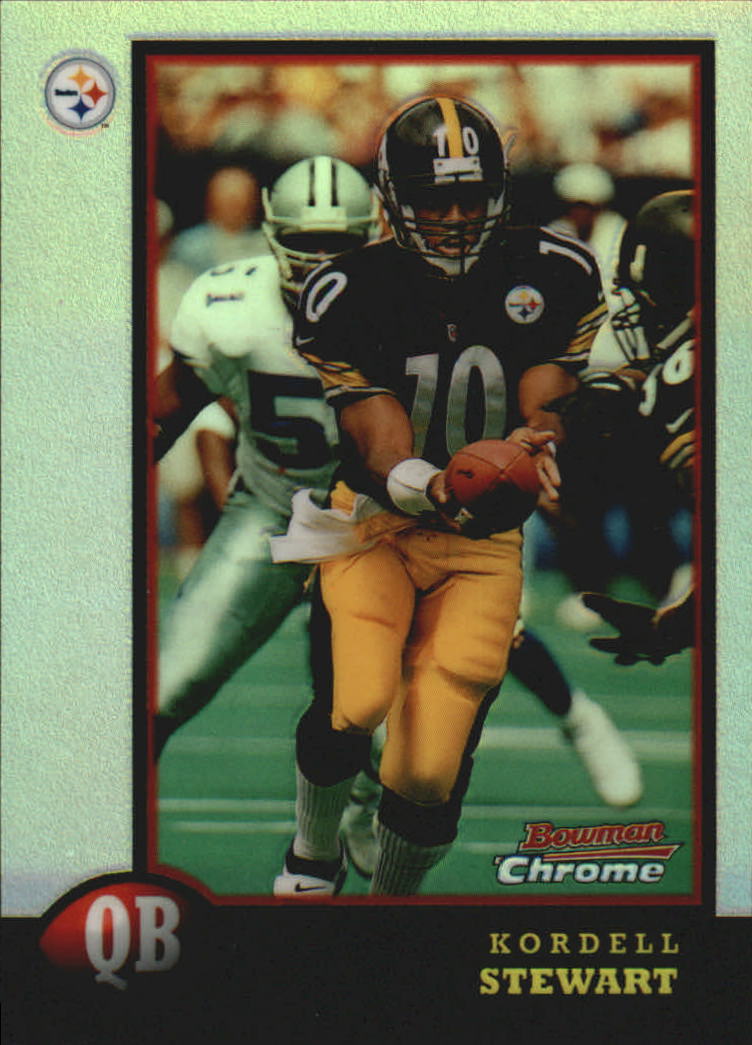1998 Bowman Chrome Preview Refractors #BCP9 Kordell Stewart
