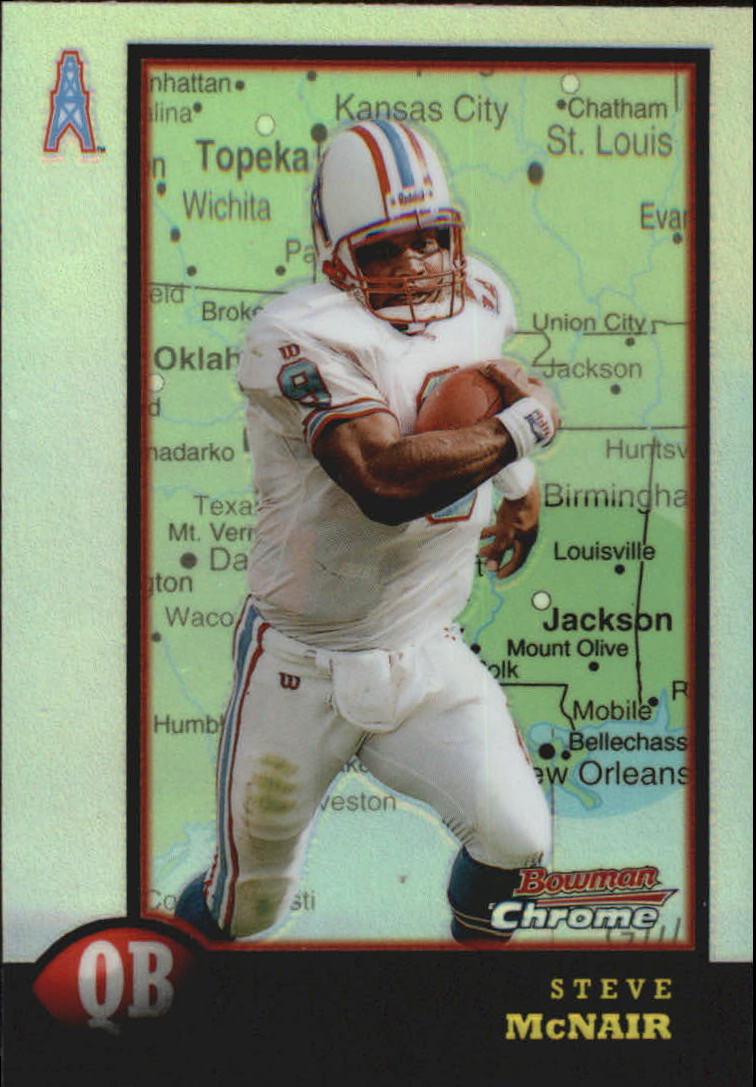 1998 Bowman Chrome Interstate #37 Steve McNair