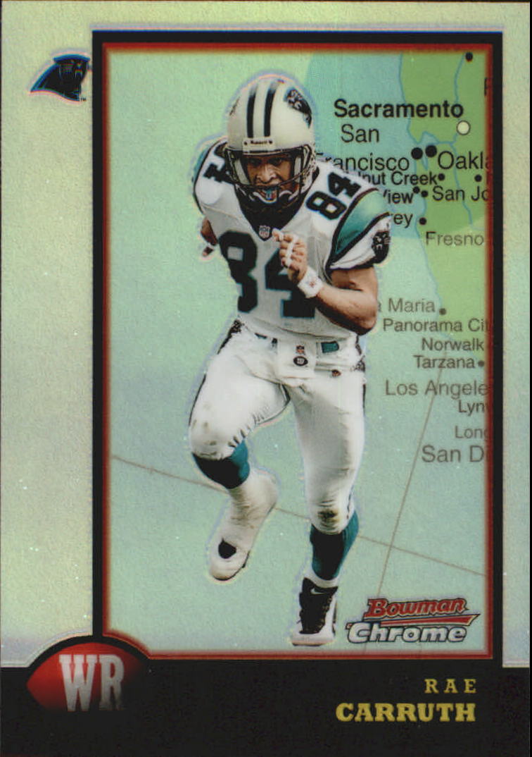 1998 Bowman Chrome Interstate #49 Rae Carruth