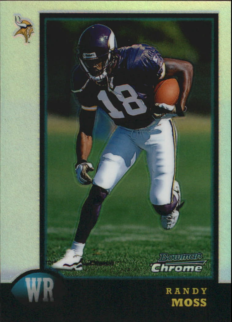 1998 Bowman Chrome Refractors #182 Randy Moss