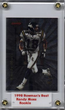 1998 Bowman's Best #109 Randy Moss RC