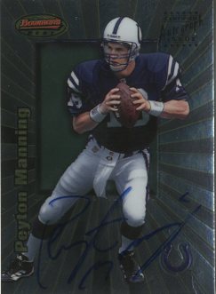 1998 Bowman's Best Autographs #7A Peyton Manning