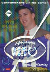 1998 Collector's Edge First Place Pro Signature Authentics #6 Peyton Manning Commemorative