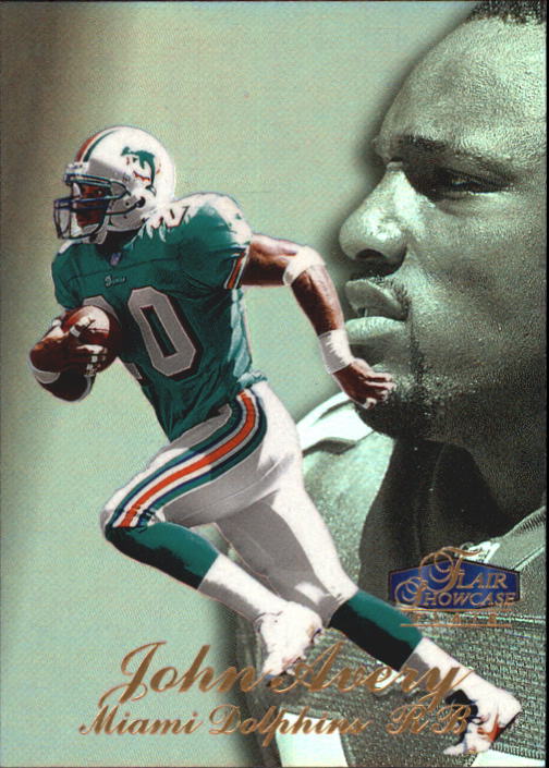 1998 Flair Showcase Row 3 #25 John Avery RC