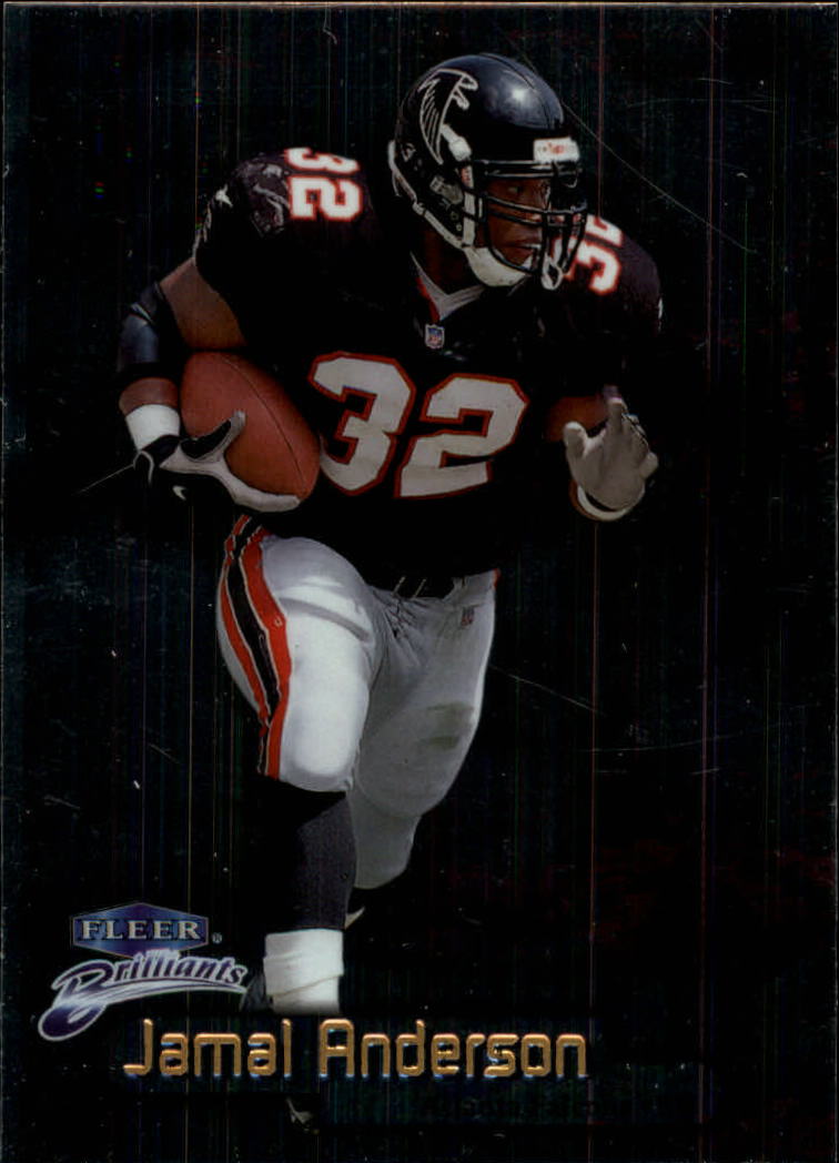 1998 Fleer Brilliants #27 Jamal Anderson