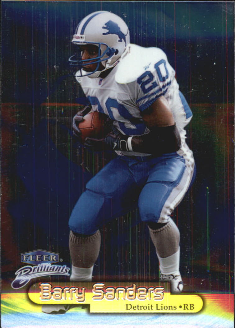 1998 Fleer Brilliants Blue #25 Barry Sanders