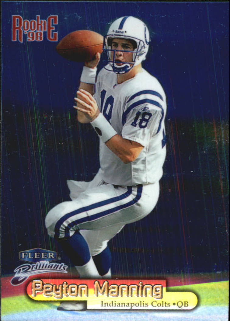 1998 Fleer Brilliants Blue #120 Peyton Manning