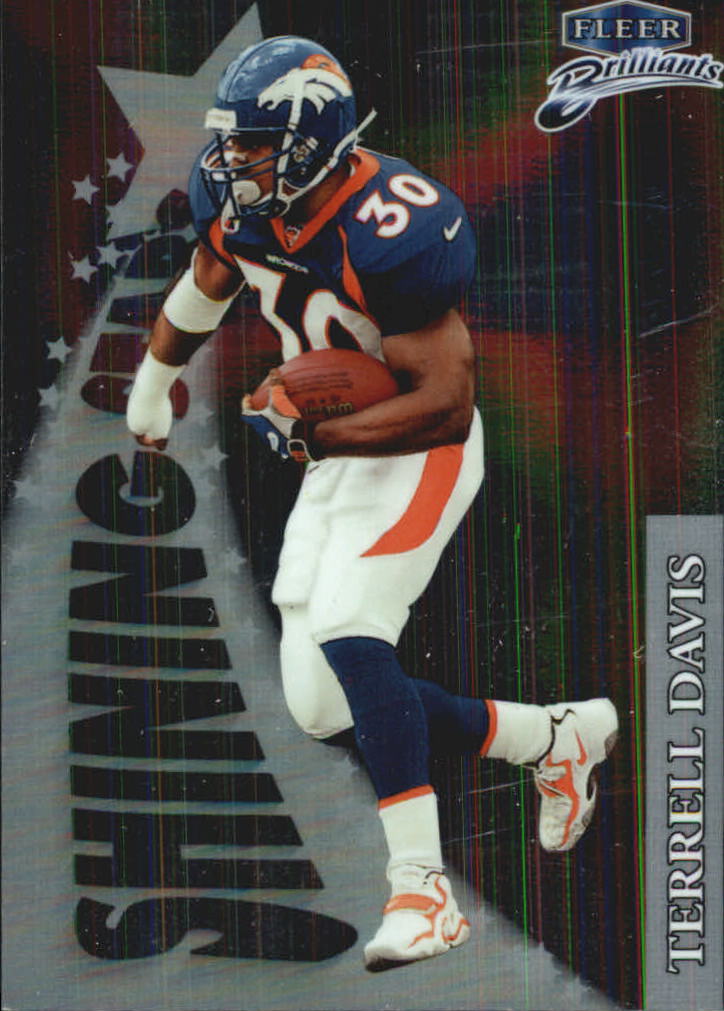 1998 Fleer Brilliants Shining Stars #1 Terrell Davis