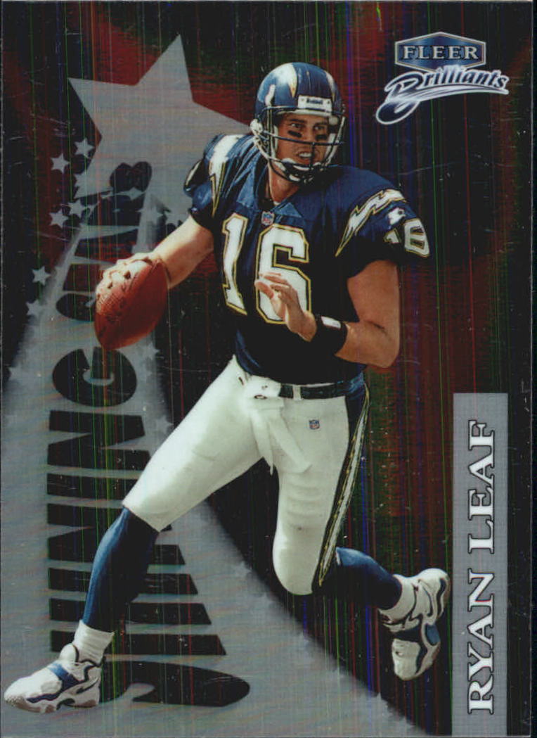 1998 Fleer Brilliants Shining Stars #6 Ryan Leaf
