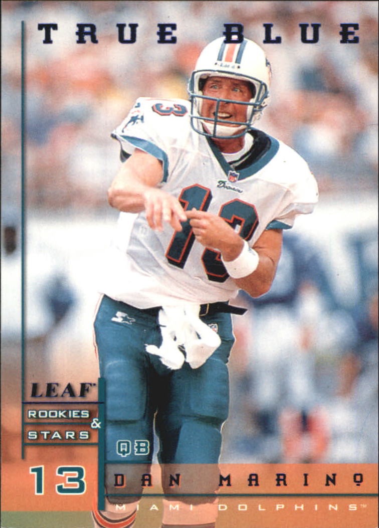 1998 Leaf Rookies and Stars True Blue #113 Dan Marino front image