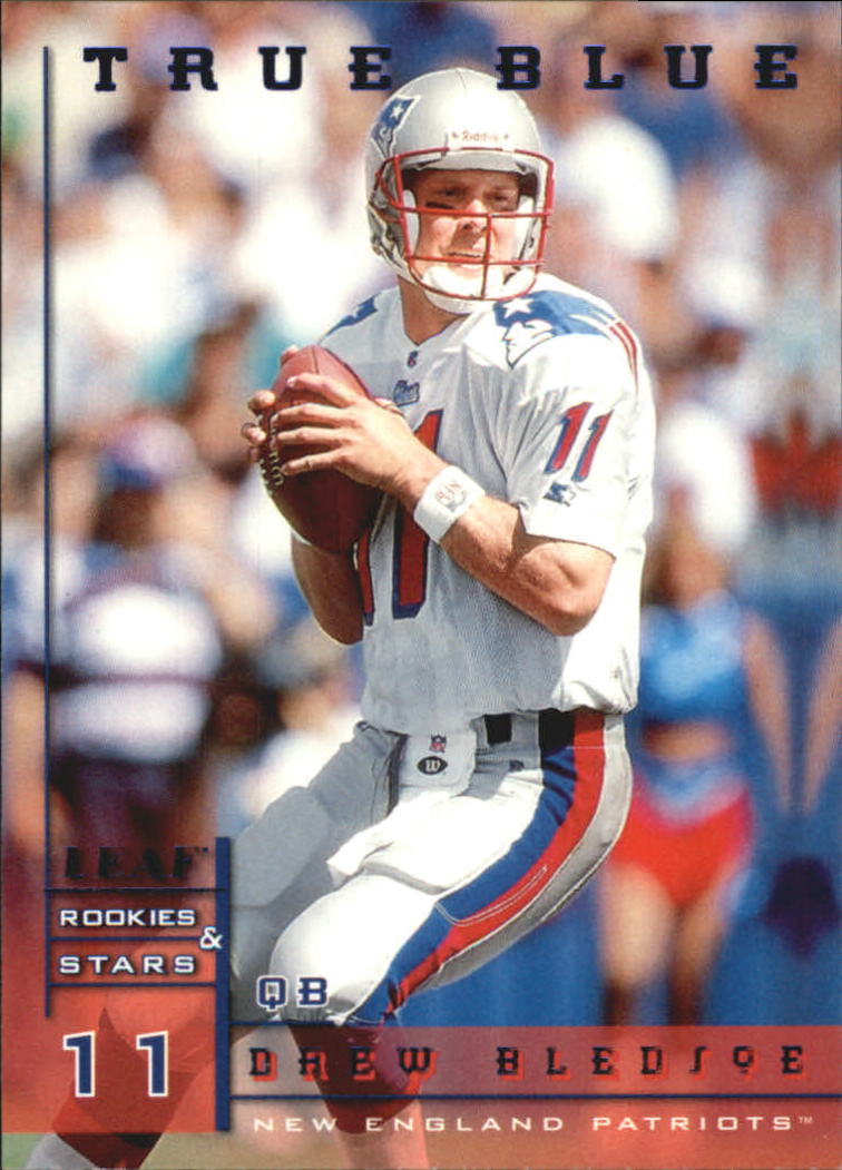 1998 Leaf Rookies and Stars True Blue #117 Drew Bledsoe