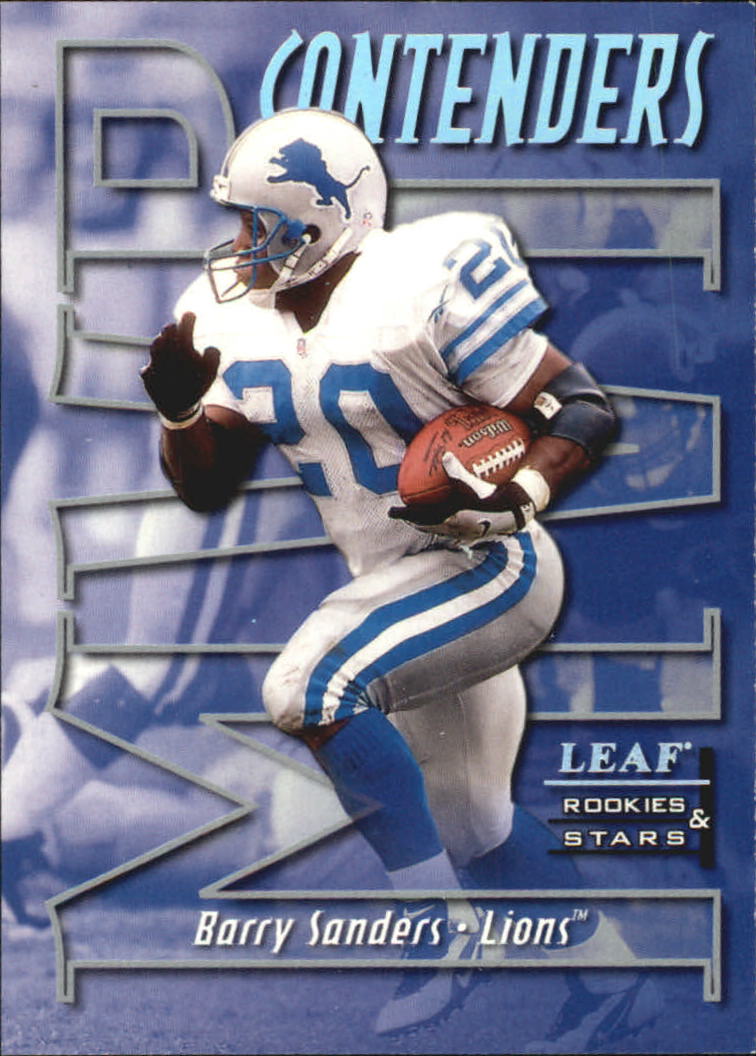 1998 Leaf Rookies and Stars MVP Contenders #17 Barry Sanders