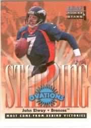 1998 Leaf Rookies and Stars Standing Ovation #9 John Elway