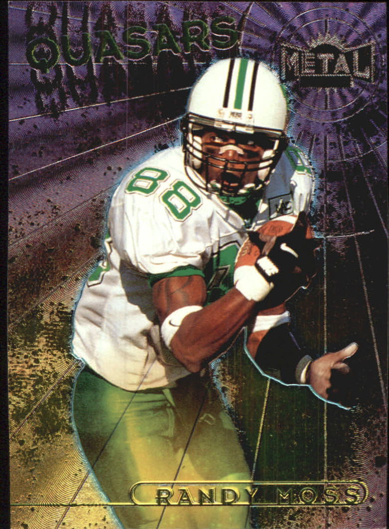 1998 Metal Universe Quasars #4 Randy Moss