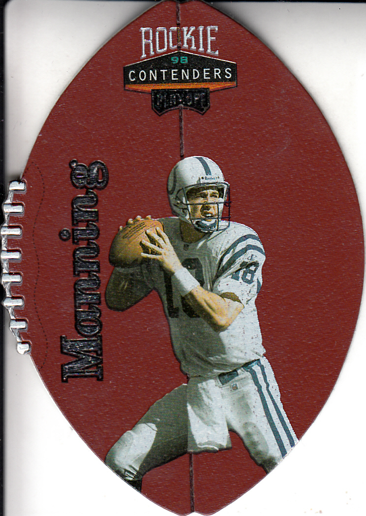 1998 Playoff Contenders Leather #37 Peyton Manning