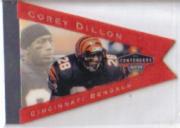 1998 Playoff Contenders Pennants Blue Felt #15 Corey Dillon