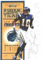 1998 Playoff Contenders Ticket #96 Mikhael Ricks AU/500*