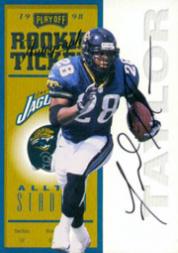 1998 Playoff Contenders Ticket Registered Exchange #89 Fred Taylor AUTO