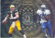 1998 Playoff Momentum Class Reunion Quads Jumbos #9 B.Favre/H.Moore/Y.Thigpen/R.Watters