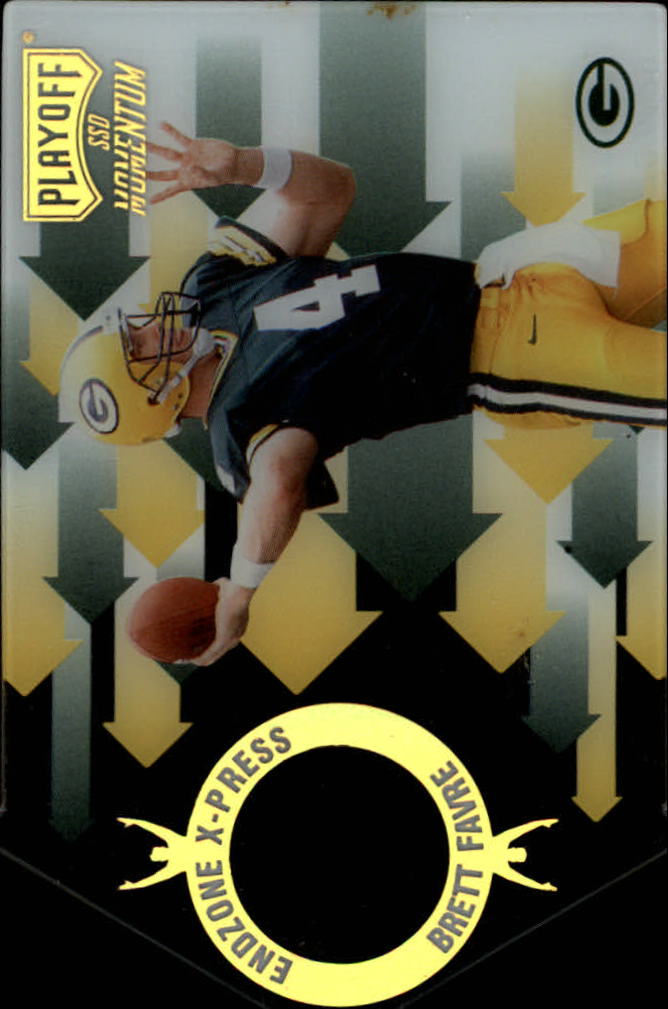 1998 Playoff Momentum Endzone X-press #10 Brett Favre