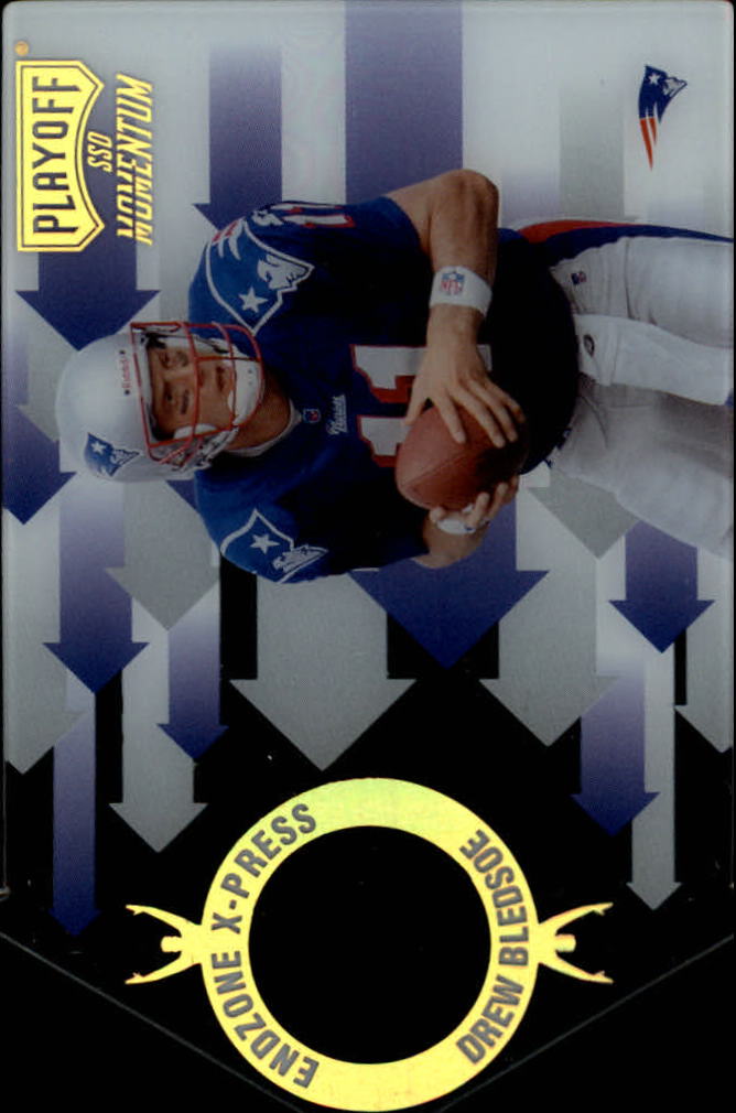 1998 Playoff Momentum Endzone X-press #16 Drew Bledsoe