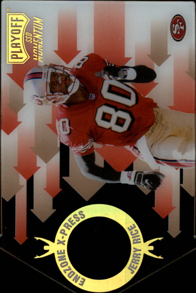 1998 Playoff Momentum Endzone X-press #25 Jerry Rice