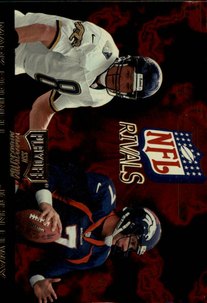 1998 Playoff Momentum NFL Rivals #1 Mark Brunell/John Elway