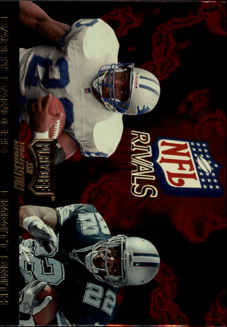 1998 Playoff Momentum NFL Rivals #3 Barry Sanders/Emmitt Smith