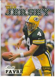 1998 Playoff Momentum Team Jerseys Home #R24 Brett Favre