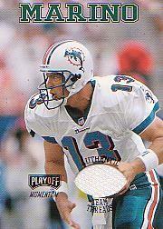 1998 Playoff Momentum Team Threads Away #13 Dan Marino