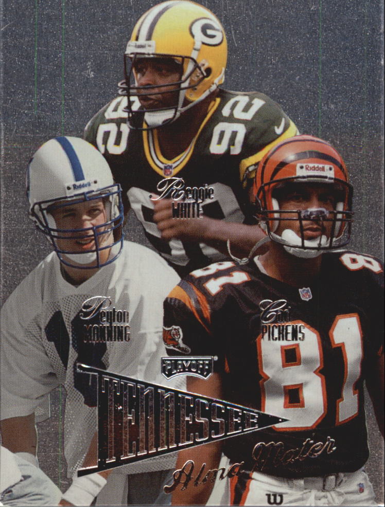 1998 Playoff Prestige Alma Maters #11 Peyton Manning/Carl Pickens/Reggie White
