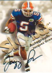 1998 SkyBox Premium Autographics #33 Jacquez Green S/ST