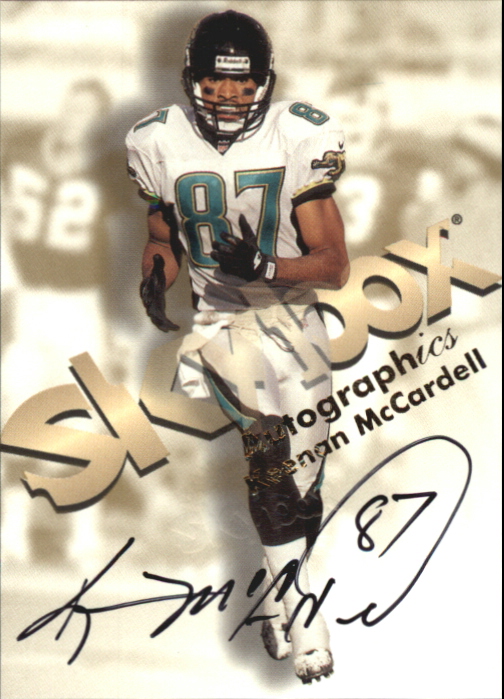 1998 SkyBox Premium Autographics #53 Keenan McCardell MU/ST*