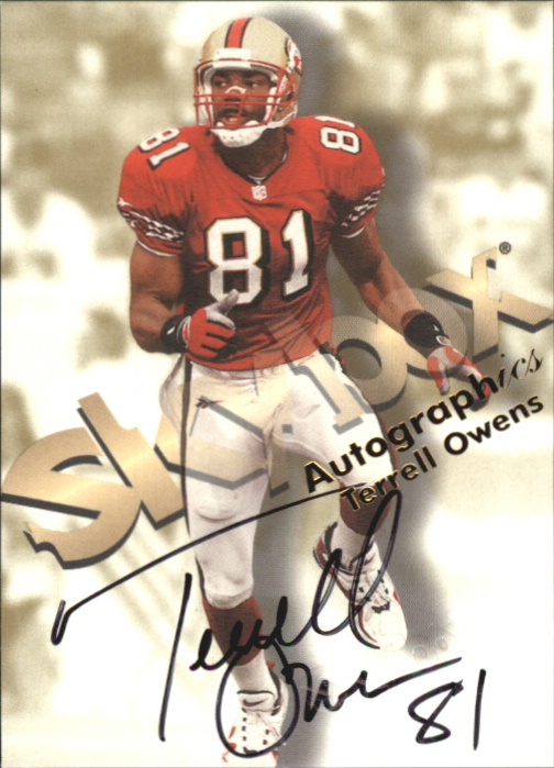 1998 SkyBox Premium Autographics #59 Terrell Owens S/ST*