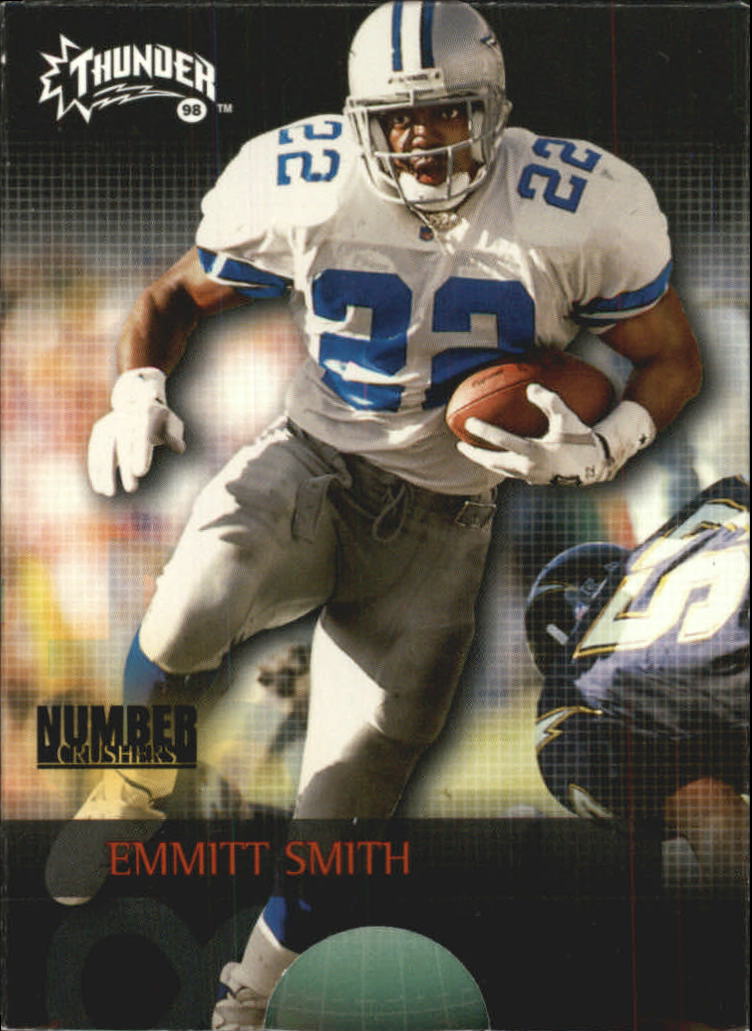 1998 SkyBox Thunder Number Crushers #10NC Emmitt Smith