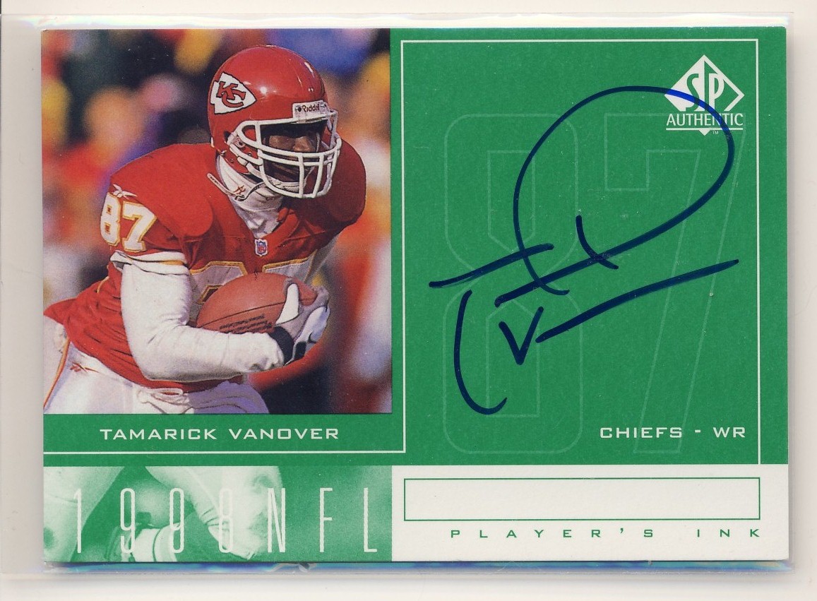 1998 SP Authentic Player's Ink Green #TV Tamarick Vanover