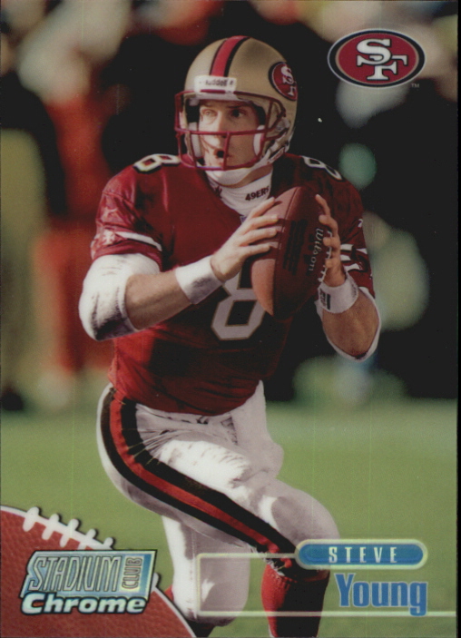 1998 Stadium Club Chrome Refractors #SCC4 Steve Young
