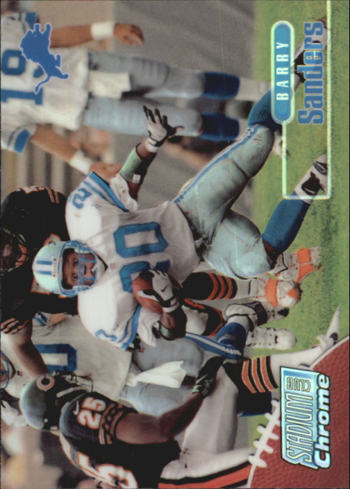 1998 Stadium Club Chrome Refractors #SCC10 Barry Sanders