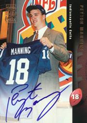 1998 Topps Autographs #A10B Peyton Manning Bronze